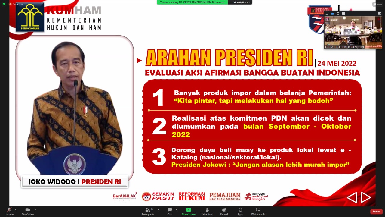 arahan sekjen pdn6