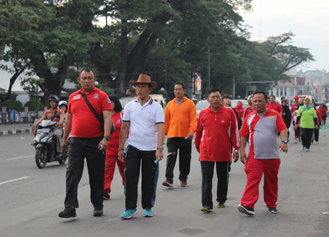 Kemenkumham Sumut Gelar Jalan Santai Sehat 8