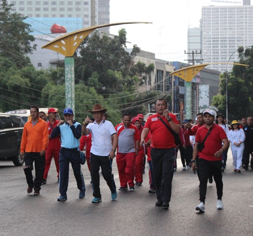 Kemenkumham Sumut Gelar Jalan Santai Sehat 8