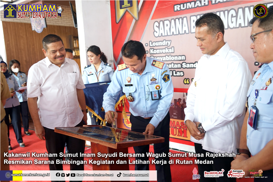 resmikan bimker rutan medan1