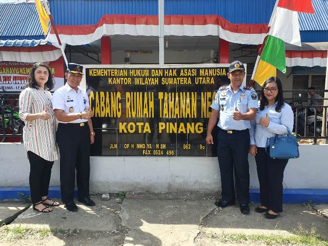 Kakanwil Kunjungan Kerja Di Cabang Rumah Tahanan Negara Kotapinang10