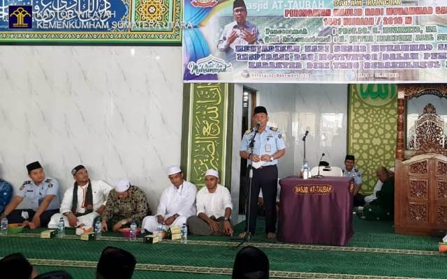 Maulid Nabi di Lapas Tanjung Gusta1