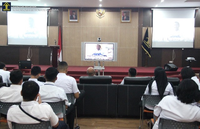 Sekjen Kemenkumham RI Berikan Pengarahan Persiapan Seleksi CPNS 20193