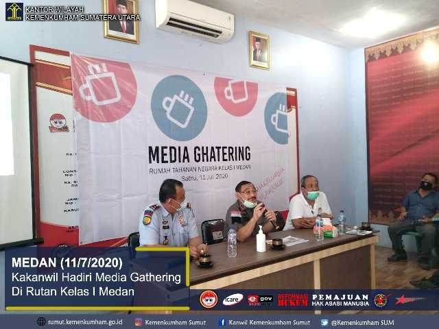 ZZKakanwil Hadiri Media Gathering Di Rutan Kelas I Medan