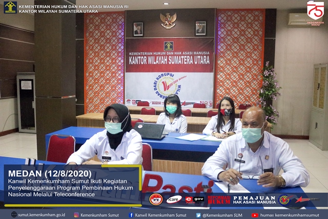 ZZPenyelenggaraan Program Pembinaan Hukum Nasional Melalui Teleconference