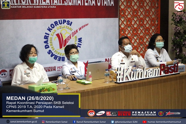 ZZPersiapan SKB Seleksi CPNS 2019 T.A. 2020 Pada Kanwil Kemenkumham Sumut