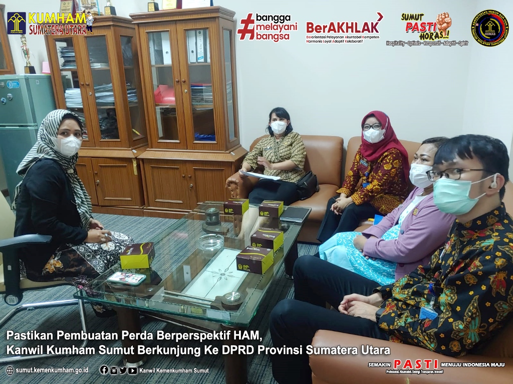 ZZZBerperspektif HAM Kanwil Kumham Sumut Berkunjung Ke DPRD Provinsi Sumatera Utara