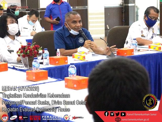 ZZZPencari Suaka Divim Sumut Gelar Kegiatan Evaluasi Community House