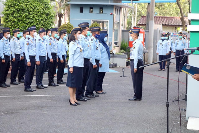 ZZZPimpin Apel Pagi KakanwilBekerja sama dan Bekerja keras Untuk Raih WBK3