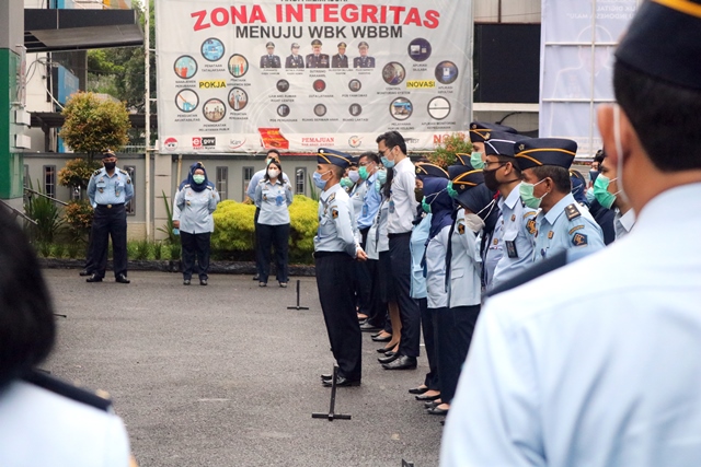 ZZZPimpin Apel Pagi Kakanwil Kembali Sampaikan Komitmen Raih WBK3