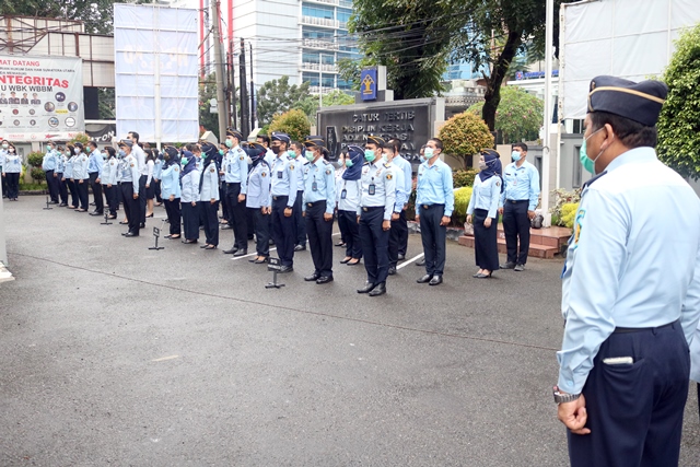 ZZZPimpin Apel Pagi Kakanwil Kembali Sampaikan Komitmen Raih WBK4