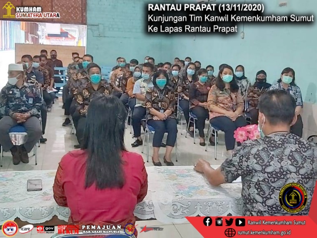 ZZZTim Kanwil Kemenkumham Sumut Ke Lapas Rantau Prapat