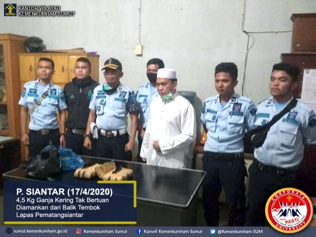 zGanja Kering Tak Bertuan Diamankan dari Balik Tembok Lapas Pematangsiantar