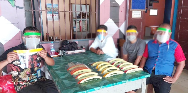 zLapas Binjai Bagikan Masker dan3