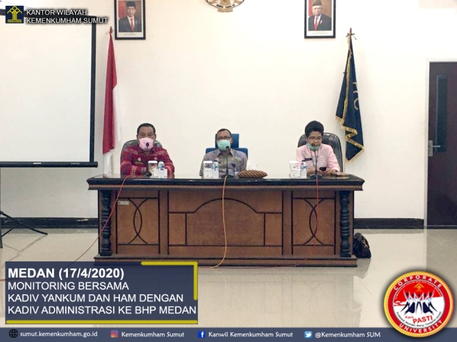 zMONITORING BERSAMA KADIV YANKUM DAN HAM DENGAN KADIV ADMINISTRASI KE BHP MEDAN