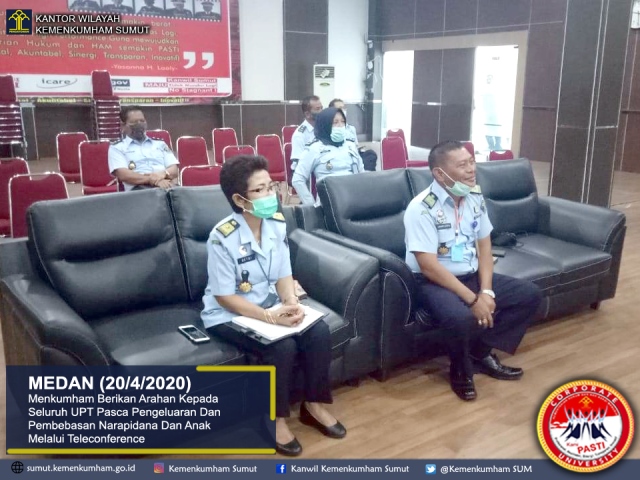 zPasca Pengeluaran dan Pembebasan Narapidana Dan Anak Melalui Teleconference