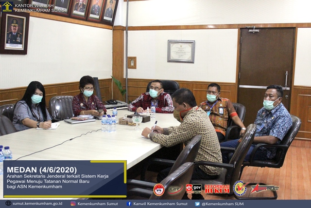 zSistem Kerja Pegawai Menuju Tatanan Normal Baru bagi ASN Kemenkumham