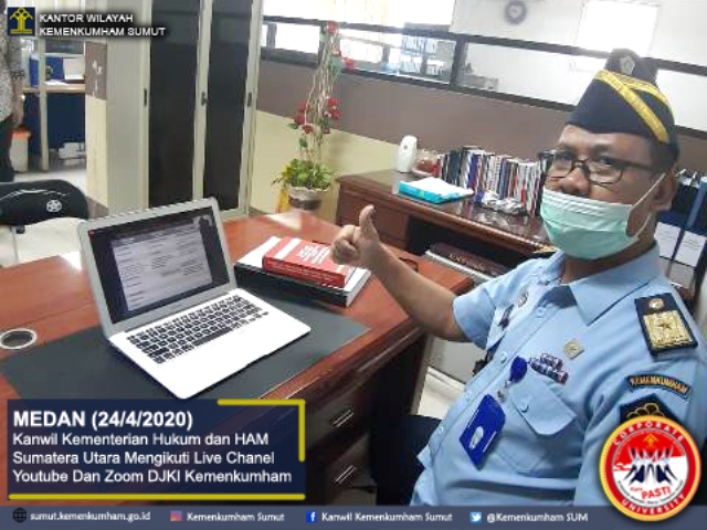 zYoutube Dan Zoom DJKI Kemenkumham