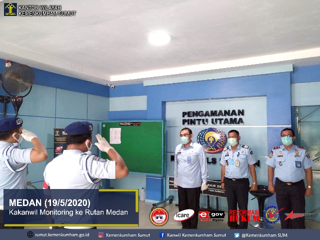 zpKakanwil Monitoring ke Rutan Medan